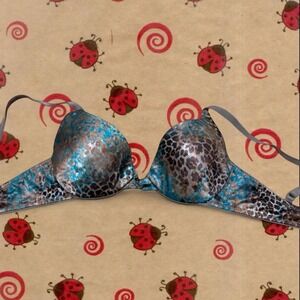 zebra print bra